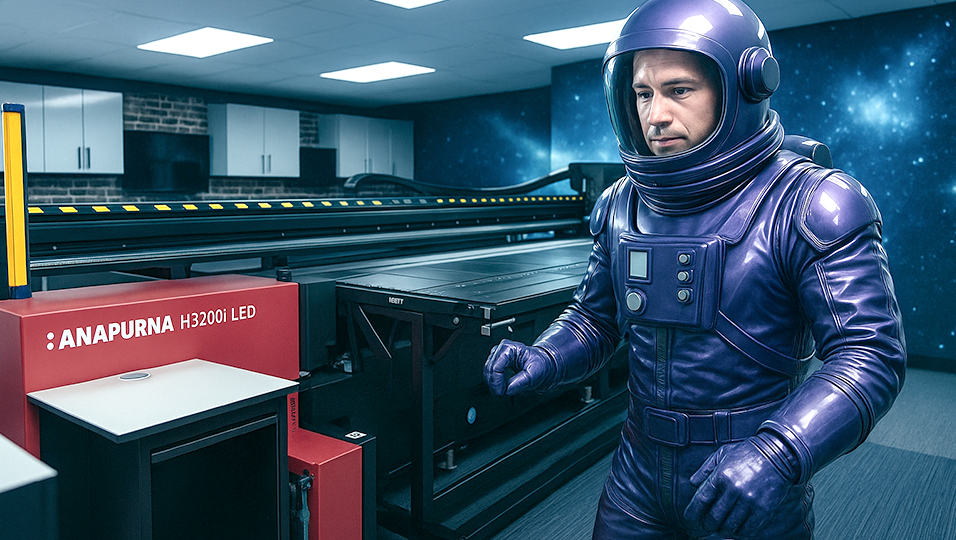 Anapurna UV hybrid printer